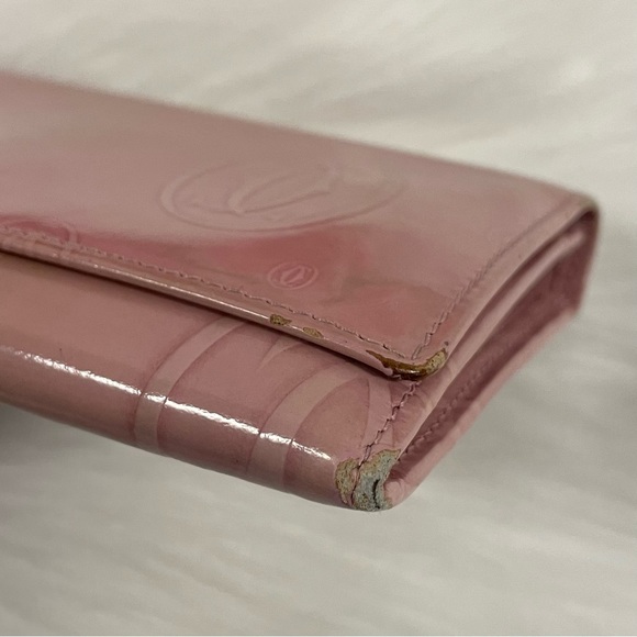 Cartier Pink Patent Leather Wallet - Picture 6 of 13